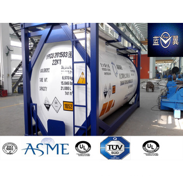ASME Certified T50 Specification Medium Pressure Tank Container
